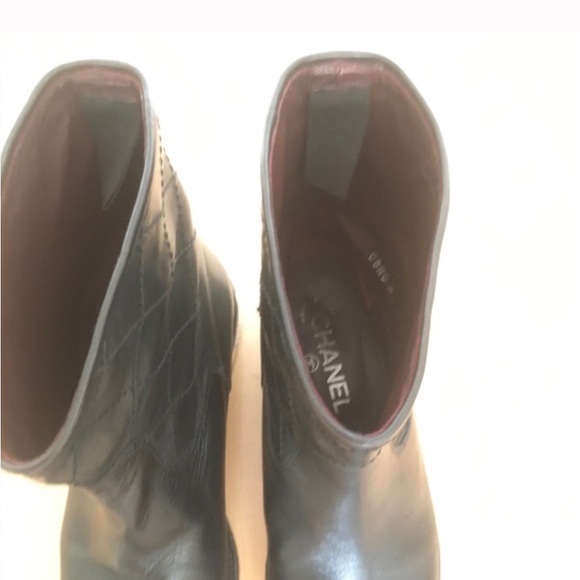 Chanel Short Quilted Ankle Boots - Picture 6 of 8